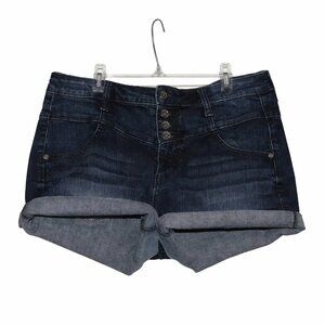 LOVESICK High Waist Short Button Front Juniors Size 9
